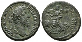 COMODO. As. (Ae. 9,59g/25mm). 188-189 d.C. Roma. (RIC 540). Bonita pátina verde. MBC+. Rara.