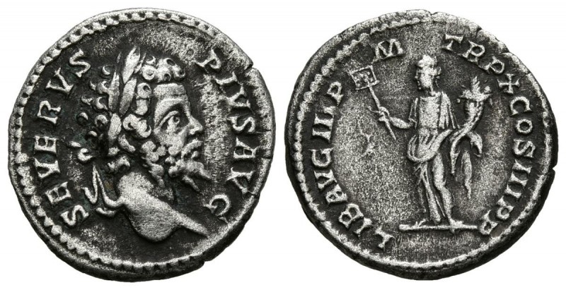 SEPTIMIO SEVERO. Denario. (Ar. 3,10g/18mm). 202 d.C. Roma. (RIC 182; Cohen 291)....