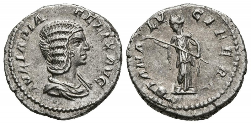JULIA DOMNA. Denario. (Ar. 3,26g/18mm). 211-217 d.C. Roma (RIC 373a). EBC+.