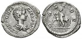 GETA. Denario. (Ar. 3,08g/20mm). 204 d.C. Roma. (RIC 6). MBC+.