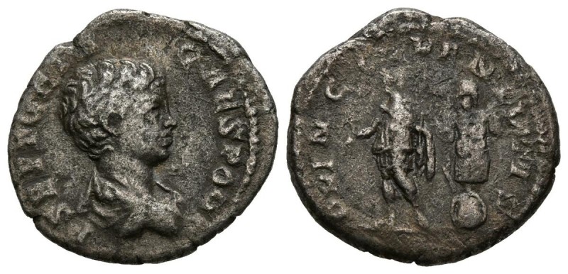 GETA. Denario. (Ar. 2,89g/19mm). 200-205 d.C. Roma. (RIC 16b). MBC/MBC-.