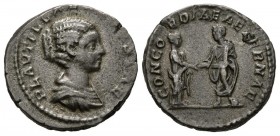 PLAUTILLA. Denario. (Ar. 3,17g/18mm). 202 d.C. Roma. (RIC 361). MBC+. Escasa.