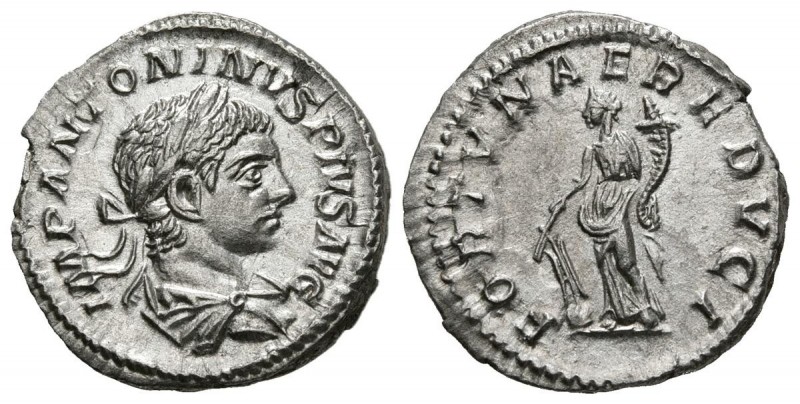 HELIOGABALO. Denario. (Ar. 3,07g/19mm). 220-222 d.C. Roma. (RIC 83a). SC. Brillo...