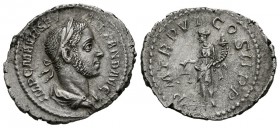 ALEJANDRO SEVERO. Denario. (Ar. 2,35g/22mm). 227 d.C. Roma. (RIC 64). EBC-/MBC+.