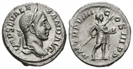 ALEJANDRO SEVERO. Denario. (Ar. 3,32g/19mm). 230 d.C. Roma. (RIC 105). EBC+.
