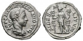 ALEJANDRO SEVERO. Denario. (Ar. 2,84g/20mm). 222-228 d.C. Roma. (RIC 139). EBC+.