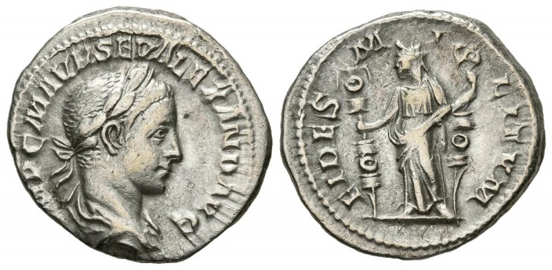 ALEJANDRO SEVERO. Denario. (Ar. 3,25g/19mm). 225 d.C. Roma. (RIC 139; Cohen 52)....