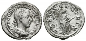 GORDIANO III. Denario. (Ar. 2,94g/21mm). 241 d.C. Roma. (RIC 131). MBC+/MBC.