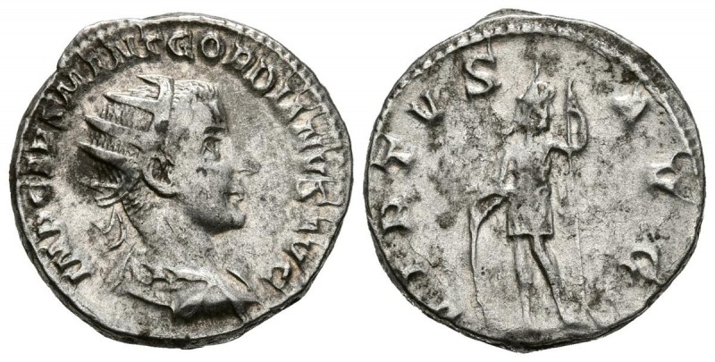 GORDIANO III. Antoniniano. (Ar. 4,95g/21mm). 238-239 d.C. Roma. (RIC 6). MBC+/MB...