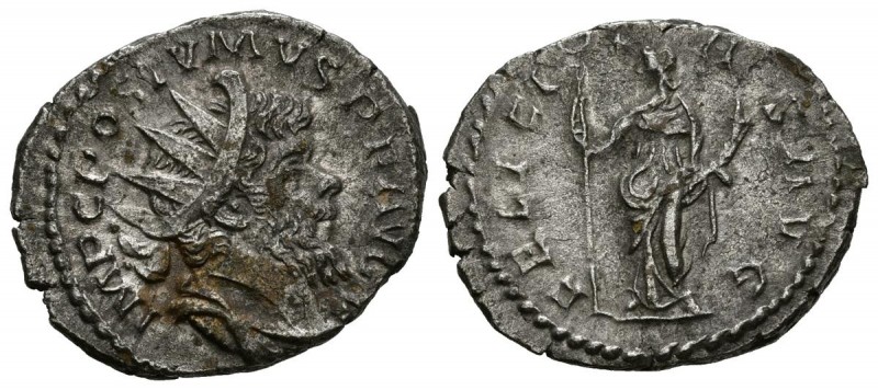 POSTUMO. Antoniniano. (Ar. 3,66g/23mm). 263-265 d.C. Treveri. (RIC 58). MBC+.