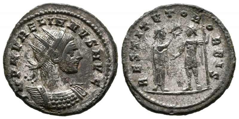 AURELIANO. Antoniniano. (Ae. 3,17g/22mm). 270-275 d.C. Cícico. (RIC 349 var). EB...