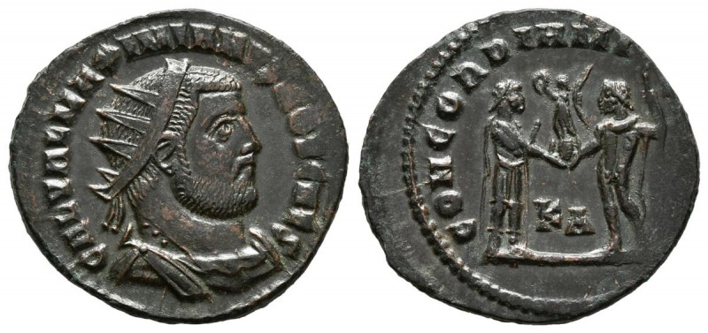 MAXIMIANO HERCULEO. Ae radiado. (Ae. 2,93g/22mm). 295-299 d.C. Cícico. (RIC 16b)...