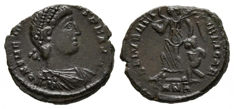 ARCADIO. Ae14. (Ae. 1,20g/14mm). 388-392 d.C. Antioquía. (RIC 67 var). MBC+.