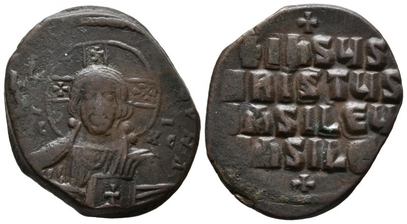 CONSTANTINO VIII. Follis. (Ae. 11,45g/30mm). 1025-1028 d.C. Constantinopla. (Sea...