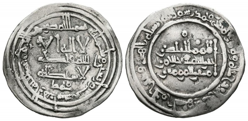 CALIFATO DE CORDOBA. Abd al-Rahman III al-Nasir. Dirham (Ar. 2,87g/23mm). 346H. ...