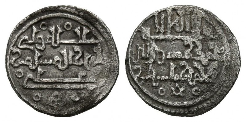 ALMORAVIDES. Ali ibn Yusuf con el emir Tashfin. Quirate. (Ar. 0,86g/10mm). 533-5...