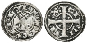 ALFONSO I. Dinero. (1162-1196). Barcelona. Cru.V.S. 296; Cru.C.G. 2100. Ve. 0,83g. MBC.
