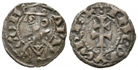 JAIME I (1213-1276). Dinero. (Ve. 0,93g/18mm). Zaragoza. (FAB-1299). MBC.