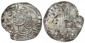 ALFONSO XI. Cornado. (1312-1350). Murcia. Aspa detrás del busto. AB 339.2. Ve. 0,60g. MBC-/BC+.