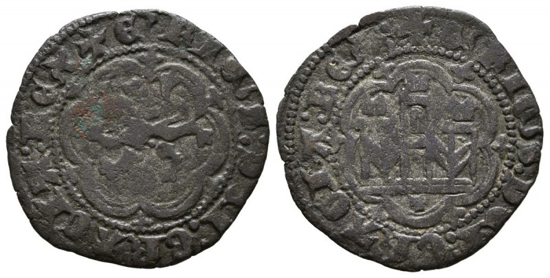 ENRIQUE III (1390-1406). Blanca. (Ve. 1,77g/23mm). Toledo. (FAB-603). MBC.