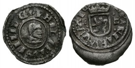 FELIPE IV (1621-1665). 2 Maravedís. (Ae. 0,53g/12mm). 16(61). Segovia S. (Cal-2019-161). EBC. Conserva parte de brillo original.