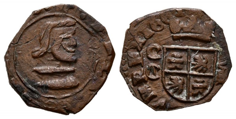 FELIPE IV (1621-1665). 8 Maravedís (Ae. 1,16g/14mm). 1661. Cuenca CA. (J. S. pág...