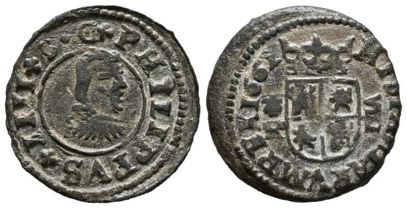 FELIPE IV (1621-1665). 8 Maravedís. (Ae. 2,07g/20mm). 1662. Coruña R. (Cal-2019-...
