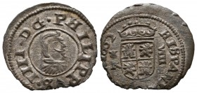 FELIPE IV (1621-1665). 8 Maravedís. (Ae. 1,25g/21mm).1662. Coruña R. (Cal-2019-316). MBC+.
