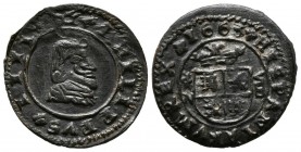 FELIPE IV (1621-1665). 8 Maravedís. (Ae. 2,39g/21mm). 1663. Granada N. (Cal-2019-342). MBC.