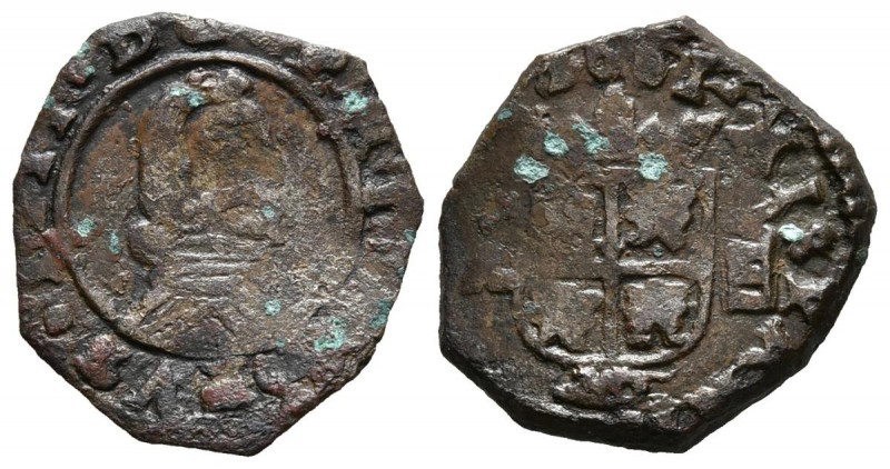 FELIPE IV (1621-1665). 8 Maravedís (Ve. 1,83g/16mm). 1661. Madrid. (Cal-2019-352...