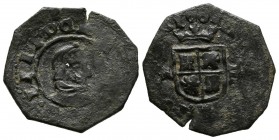 FELIPE IV (1621-1665). 8 Maravedís (Ae. 2,44g/22mm). 1661. Madrid A. (Cal-2019-356). MBC-.