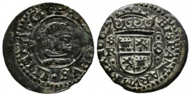 FELIPE IV (1621-1665). 8 Maravedís (Ve. 2,09g/20mm). 1663. Sevilla R. (Cal-2019-406). MBC-/MBC+.