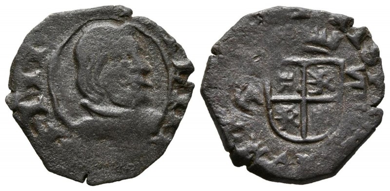 FELIPE IV (1621-1665). 8 Maravedís (Ae. 1,68g/18mm). 1661. Toledo CA. (Cal-2019-...