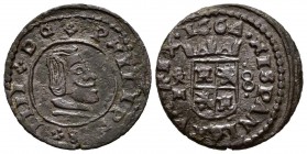 FELIPE IV (1621-1665). 8 Maravedís. (Ae. 2,05g/20mm). 1664. Trujillo M. (Cal-2019-425). MBC-.