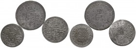 JAVEA (Alicante). Conjunto de 3 monedas de 50 Céntimos, 1 y 2 Pesetas. S/D. (V.S. 244/246). MBC+. 

A igual que otras series como Moguer o Trebujena...