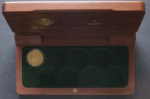 AUSTRALIA. 100 Dollars. (Au. 10,02g/25mm). 2000. "THE SIDNEY 2000 OLYMPIC GOLD COIN COLLECTION". Presentada en estuche oficial sin certificado. PROOF.