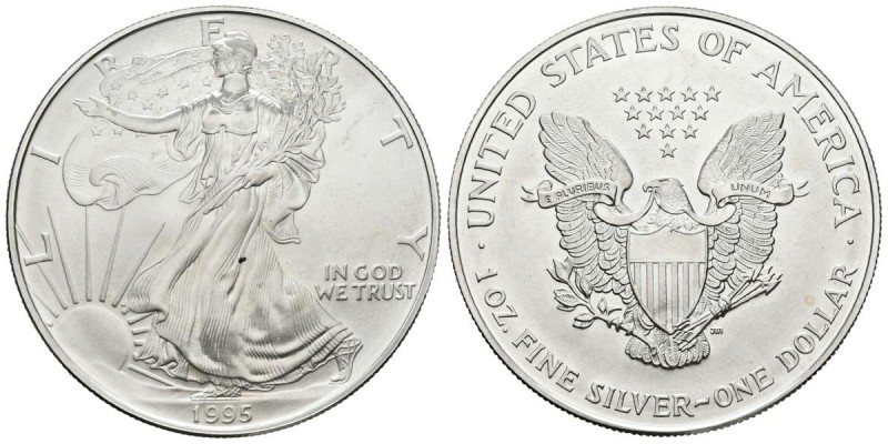 ESTADOS UNIDOS. 1 Dollar. (Ar. 31,42g/41mm). 1995. Philadelphia (Km#273). SC.