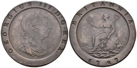 GRAN BRETAÑA. 1 Penny (Ae. 54.72g/41mm). 1797. George III. (Km#618). MBC-.