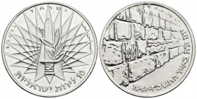 ISRAEL. 10 Lirot. (Ar. 25,99g/37mm). 1967. (Km#49). SC.