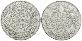 MARRUECOS. 10 Dirhams. (Ar. 24,92g/38mm). 1331H (1913). (Km#Y33). EBC.