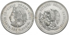 MEXICO. 5 Pesos (Ar. 29,84g/40mm). 1947. (Km#465). MBC+. Rayitas superficiales.