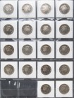 NUEVA ZELANDA. Set oficial de 18 monedas conmemorativas del Señor de los Anillos. PROOF. Presentadas fuera del set para evitar roces y golpes.