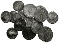 IMPERIO ROMANO. Lote compuesto por 13 Denarios y 3 Antoninianos de distintos emperadores romanos. A EXAMINAR.