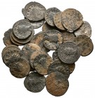 IMPERIO ROMANO. Lote compuesto por 31 vellones de diferentes emperadores y calidades. A EXAMINAR.