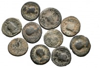 IMPERIO ROMANO. Lote compuesto por 10 monedas provinciales de bronce de diferentes calidades. A EXAMINAR.