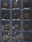 IMPERIO ROMANO. Lote compuesto por 13 monedas, entre sestercios y bronces medianos, de distintos emperadores romanos. A EXAMINAR.