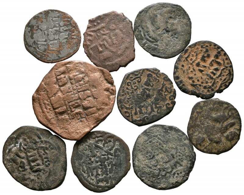 IMPERIO BIZANTINO y MONEDA ARABE. Lote compuesto por 10 monedas árabes y del imp...