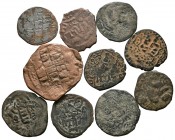 IMPERIO BIZANTINO y MONEDA ARABE. Lote compuesto por 10 monedas árabes y del imperio bizantino. A EXAMINAR.