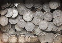 CENTENARIO DE LA PESETA. Magnífico conjunto de más de 200 monedas de 5 pesetas. En el conjunto están representados los periodos históricos del Gobiern...