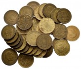 ESTADO ESPAÑOL. Lote compuesto por 36 monedas de 1 Peseta de diferentes fechas y estrellas. A EXAMINAR.
